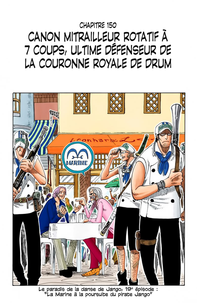One Piece Scans Couleur Chapitre 150 Scan VF / FR